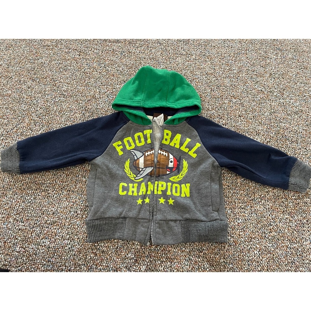 Boyz Wear Zip Up Football Champion Hoodie 24M